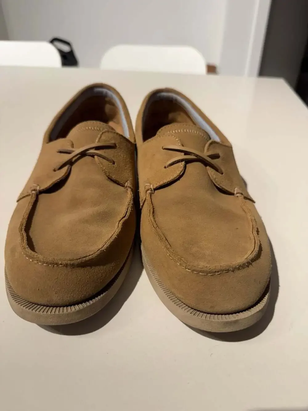 Sperry Bahama II Suede Boat Shoes Tan Men's Size 13